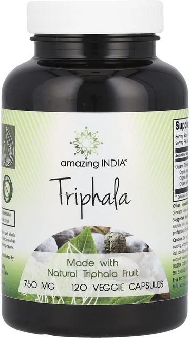 몸관리하세요 겨울입니다 Amazing India 트리팔라 750mg 베지 캡슐 120정 특별관리진행, AmazingIndia트리팔라750mg베지캡슐120정, 1 - 쿠팡