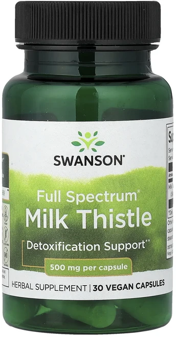 헁복하고 건강하세요 Swanson Full Spectrum® 밀크시슬 500mg 비건 캡슐 30정 늘 챙기셔야합니다, SwansonFullSpectrum밀크시슬500mg비건, 1개 - 쿠팡