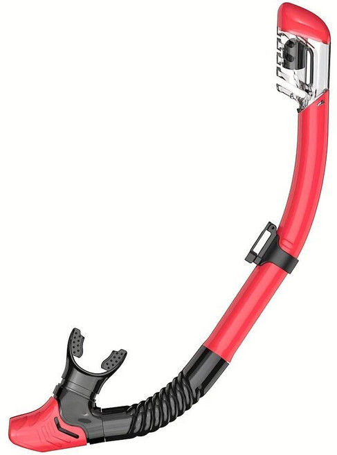 풀 드라이 스노클 이지 브리스 다이빙 스플래시 가드 밸브 스쿠버 프리다이빙 수영 장비, 1개, 색상: 8. Red