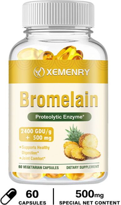 XEMENRY 鳳梨酵素 消化輔助 關節保健, 60組