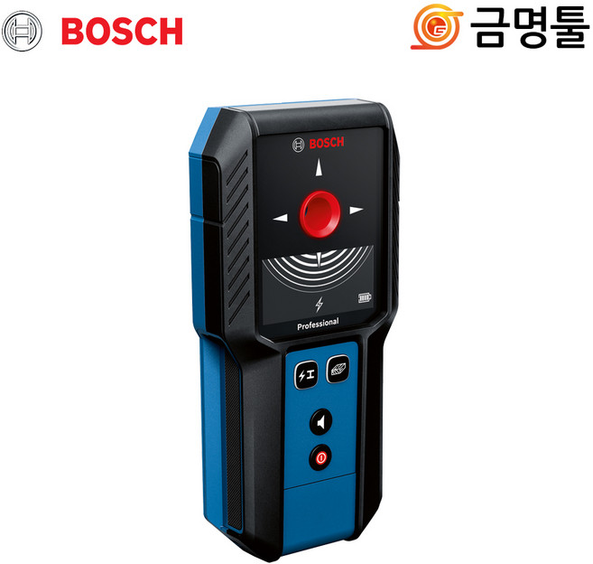 보쉬 GMS120-27 금속탐지기 금속 활성케이블 목재 스터드 벽 스캐너, 1개