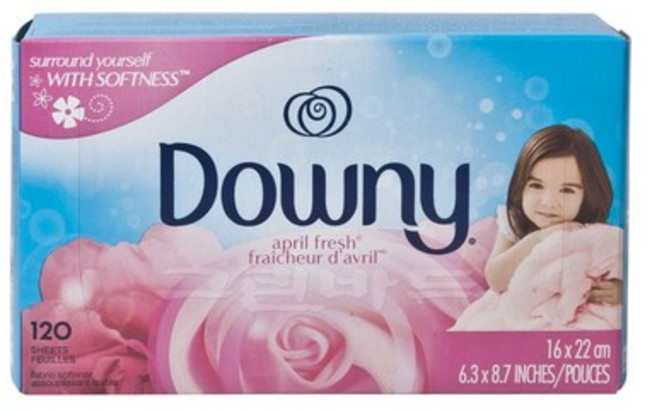 다우니 건조기 드라이 시트 에이프릴 프레쉬 본품, 120개입, 15개