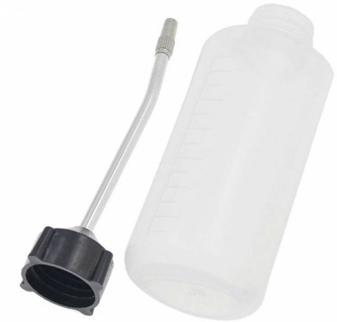 메탈 롱 노즐 공병 오일병 120ml 여행용 화장품 향수 샴푸 크림 소분 투명 스프레이 미스트 공병 케이스 용기 미용실 선물, 1개