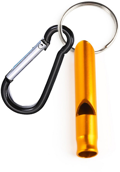 휴대용 고리 호신용 호루라기 5종 세트, 5개, 골드