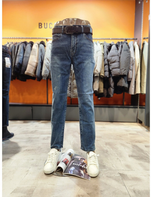 동아쇼핑 버커루 핏이 예쁜 남성 레귤러 스트레이트 D/BK톤(B225Z0122P)