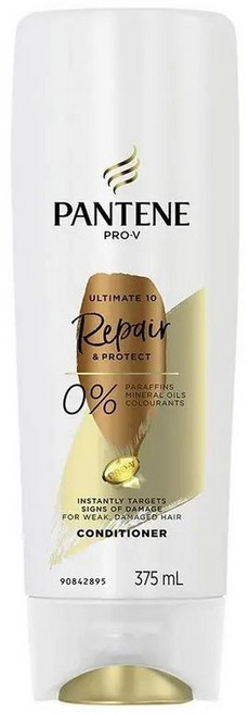 호주 팬틴 Pantene Ultimate 10 Repair & Protect Conditioner 얼티메이트 10 리페어 & 프로텍트 컨디셔너, 2개, 375ml