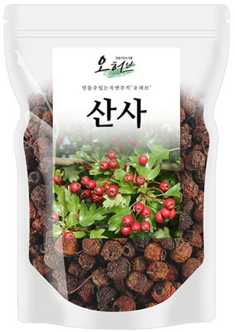 국내산 산사열매 산사 나무열매 산사자, 1kg, 1개, 오허브