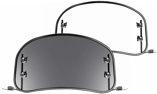 킹콩 혼다 슈퍼커브 110 크롬몰딩 숏 스크린 윈드스크린 호환, 투명, 1세트