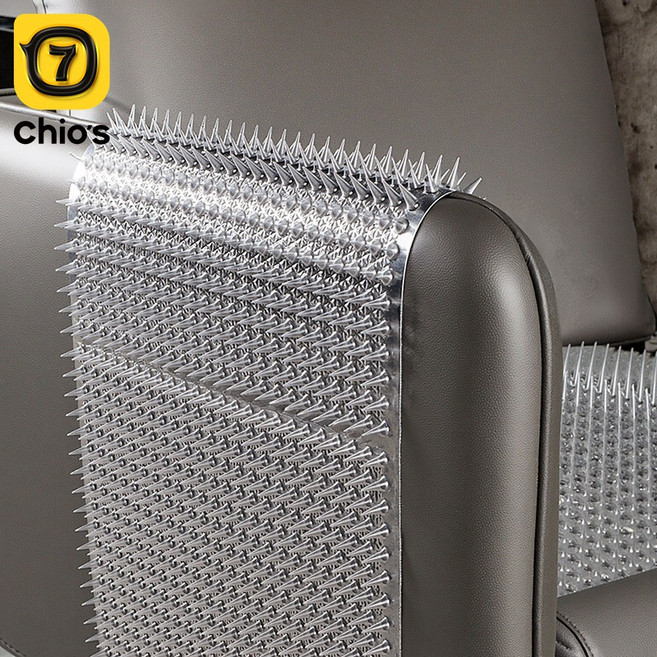 가시방석 고양이 퇴치 접근금지 매트, 8개, 투명