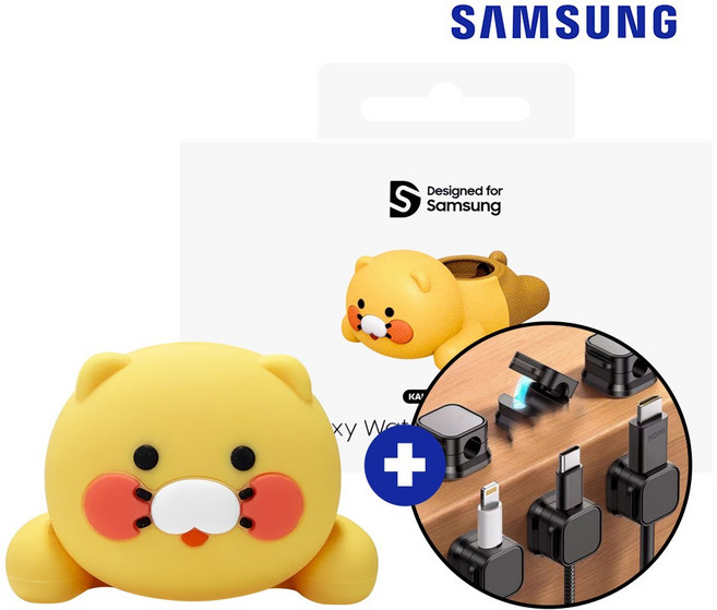 삼성 정품 갤럭시 워치 충전독 거치대 + 사은품, 춘식이+(케이블홀더1개), 1개