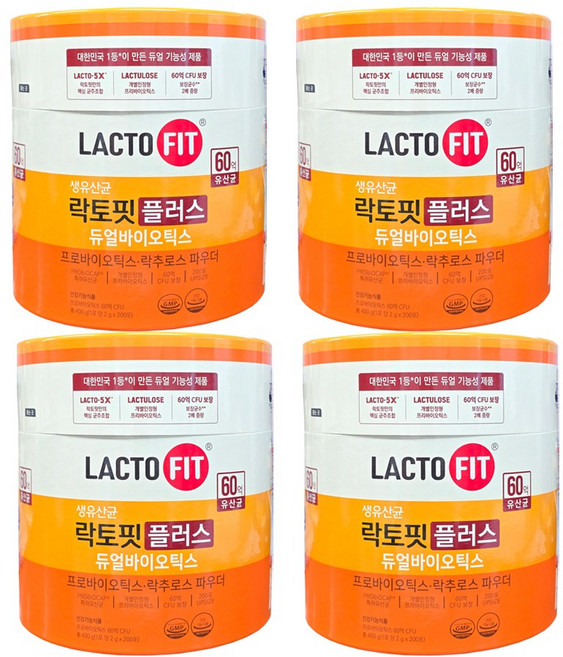 종근당건강 장을 위한 생 유산균19, 4개, 400g