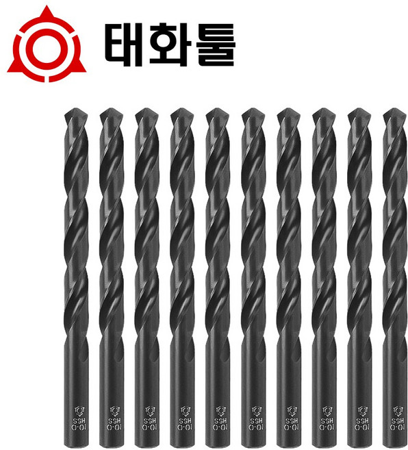 TEAHWA 태화툴 하이스드릴 비트 5개입 7.7 - 13mm 드릴날 철기리 샤시 창틀, 5개, 7.9mm