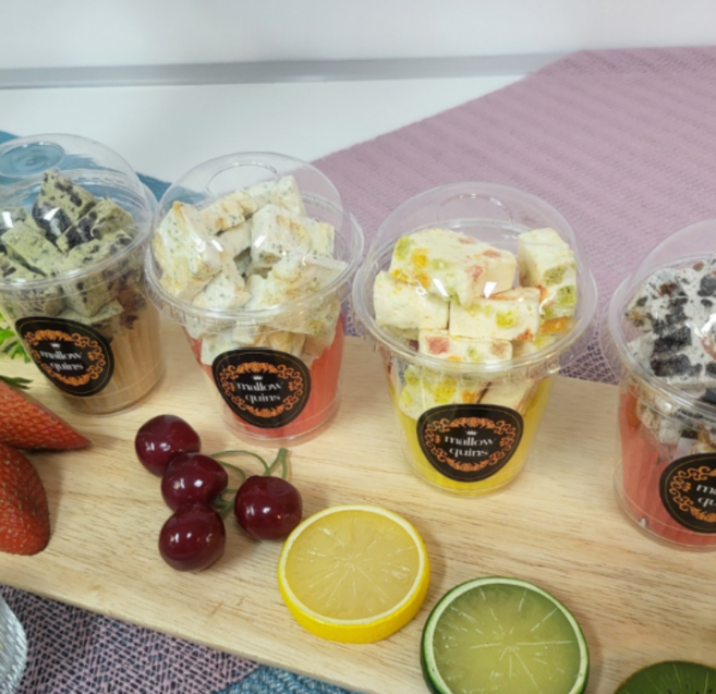 [국내산] SNS 핫한 수제 디저트 마시멜로우 쫀득쿠키 답례품 선물용 1+1 (원형), 2개, 딸기오레오 원형