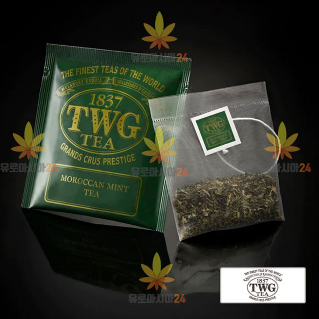 TWG 럭셔리 실크 티백 셀렉션 대용량 모로칸민트(Moroccan Mint) 100개 (1box), 잉글리쉬브렉패스트, 250g, 100개입