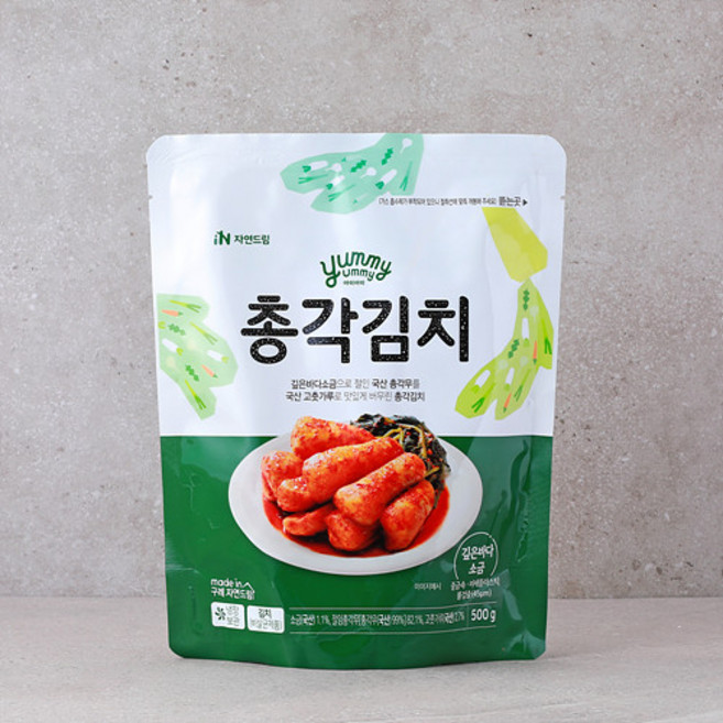 자연드림 총각김치, 1개, 500g