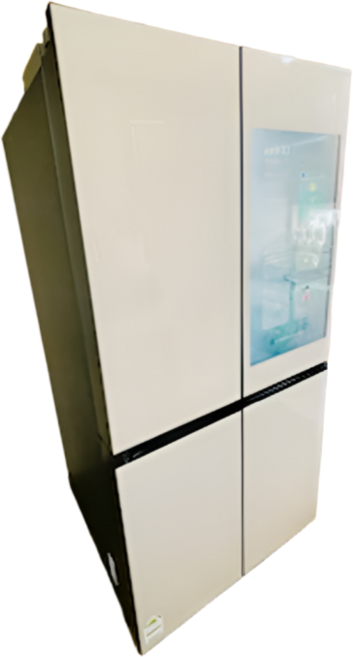 삼성전자 Bespoke 패밀리허브 4도어 864L 냉장고 AI 비전 인사이드 RM90F91B1W 화이트