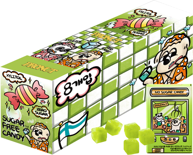 프로넛 캔디 샤인머스켓, 30g, 8개