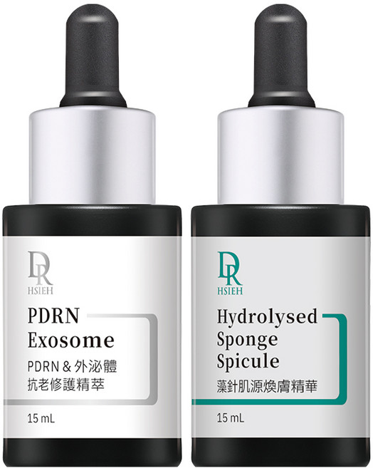 Dr.Hsieh 達特醫 藻針修復組15ml, 1件, 15ml, 套組(PDRN&外泌體+藻針精華)