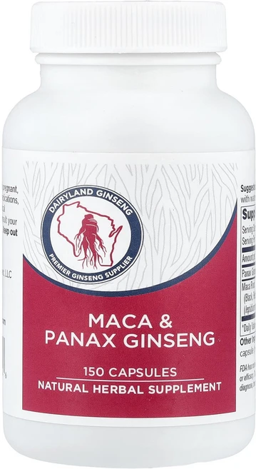 새해 첫좋은선물 Dairyland Ginseng 마카 & 인삼 캡슐 150정 제대로 할인합니다, DairylandGinseng마카인삼캡슐150정, 1개 - 쿠팡