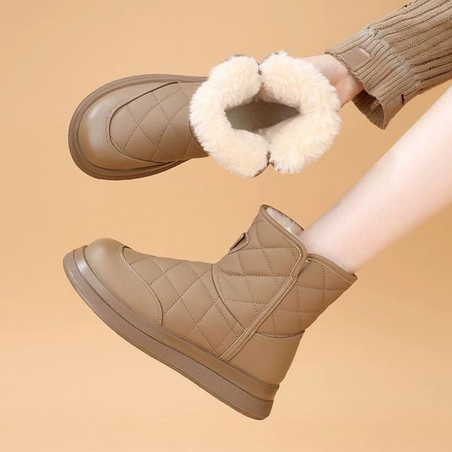 큰귀멍멍 여성 겨울 방한부츠 기모 방수 방한화 패딩 털부츠