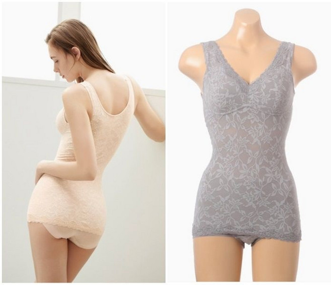 비비안 부드럽고 편안한 면혼방 자카드 런닝형 바디쉐이퍼 BT3524BDH4914428