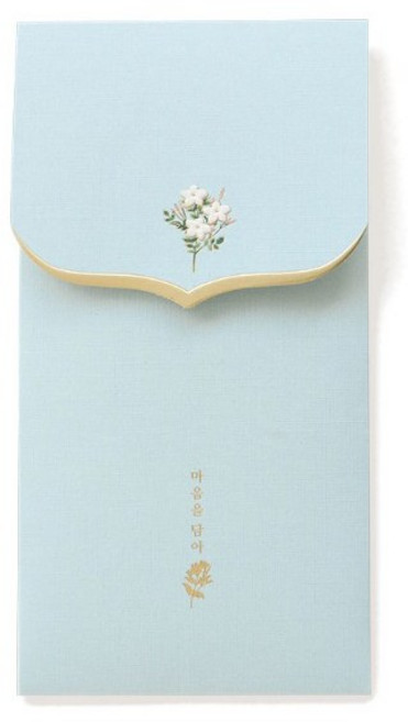 솜씨카드 고급 용돈봉투 상품권봉투, 1개, 블루