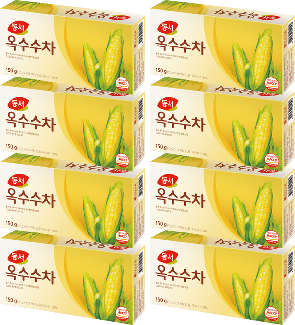 동서 옥수수차 티백, 10g, 15개입, 8개