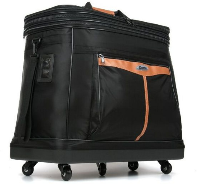 01 패키지 급대형 블랙 상단확장형 3단 이민가방