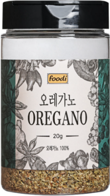 더테이스트랩 오레가노 가루 럽드 허브 향신료, 3개, 20g