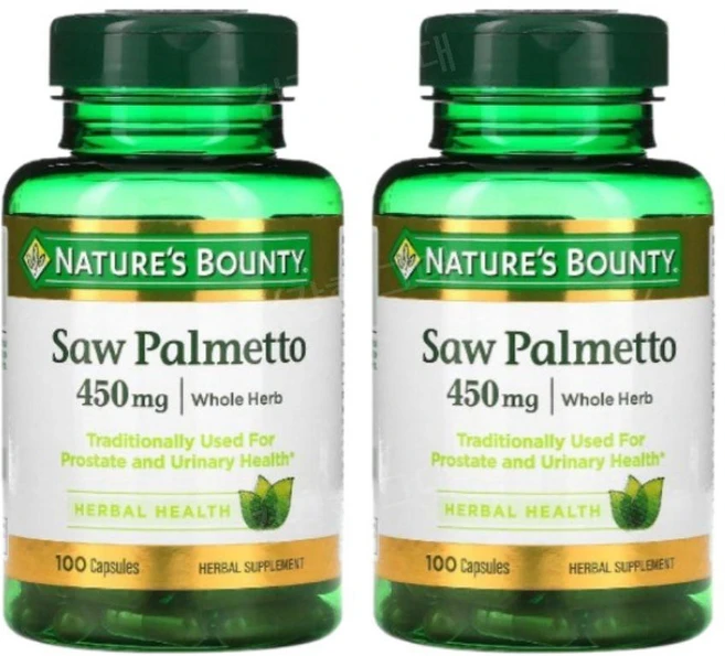 네이처스바운티 소팔메토 쏘팔메토 450mg 100캡슐 2개 SawPalmetto, 100정 - 쿠팡