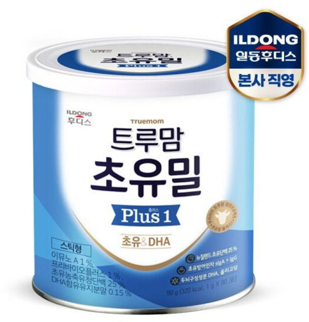 일동후디스 주 트루맘 초유밀 플러스 1단계 90포 1캔