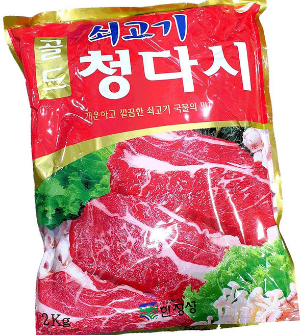 대원 [대원] 쇠고기다시 (청다시 2K) X 6, 1개, 2kg