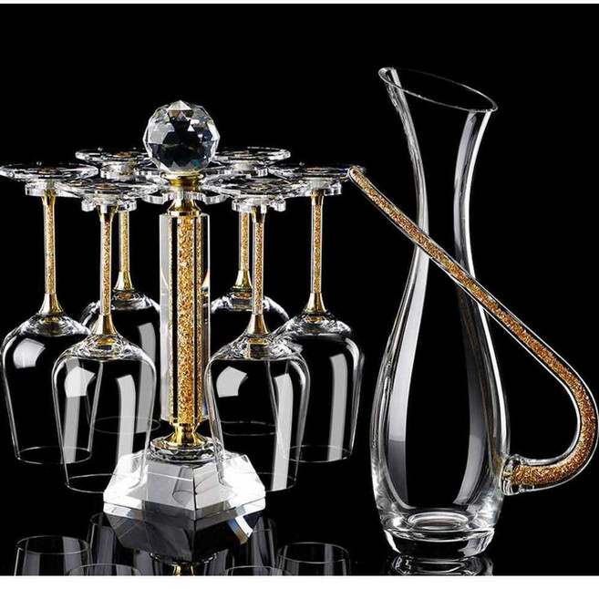 선물세트 고급 술잔 크리스탈 디켄터 주방용품