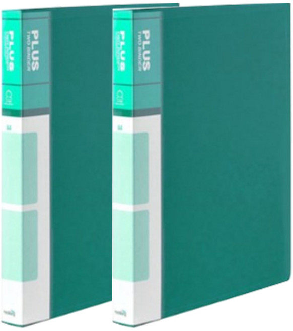 희망화일 PP 미니3공 O링 바인더 2cm, Green, 2개