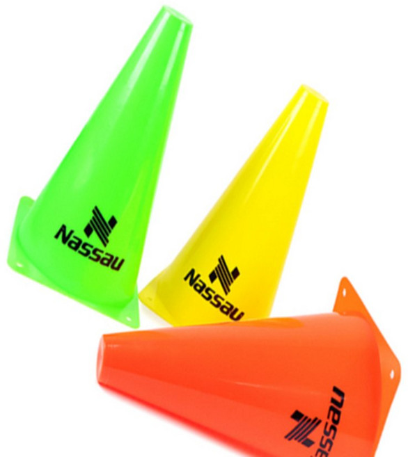 낫소 라바콘 23cm 10개입 세트 학교체육 클럽용 훈련용, 옐로우