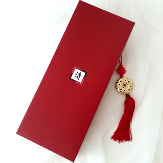 하이패키지 화과자박스 10구 레드 5장