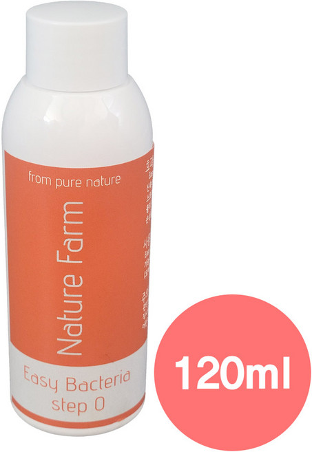 네이처팜 이지 박테리아 스텝 0 120ml 스탭 관상어 수족관 어항 물갈이제 비타민 첨가, 1개