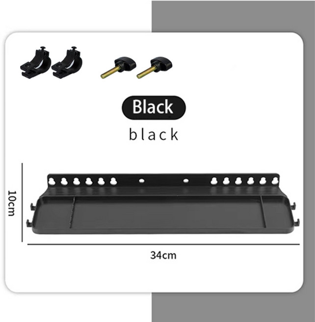 35X10CM 분리형 이젤 트레이 선반 플라스틱 교체 스케치 랙 보관 아티스트를위한 설치가 용이함 학생 지원
