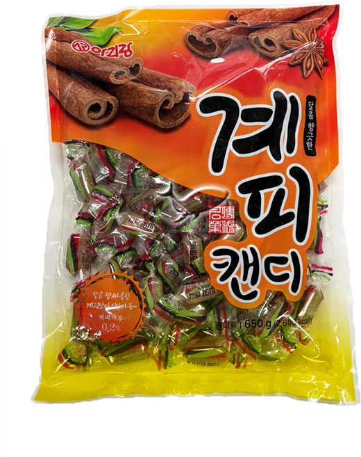 아리랑 계피캔디 650g, 1개