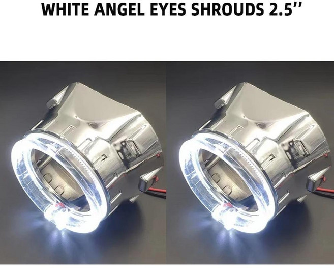 프로젝터 렌즈 엔젤 슈라우드 헤드라이트 헬라 자동차, 1개