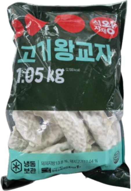 식자재왕 고기왕교자 만두, 20개, 1.05kg