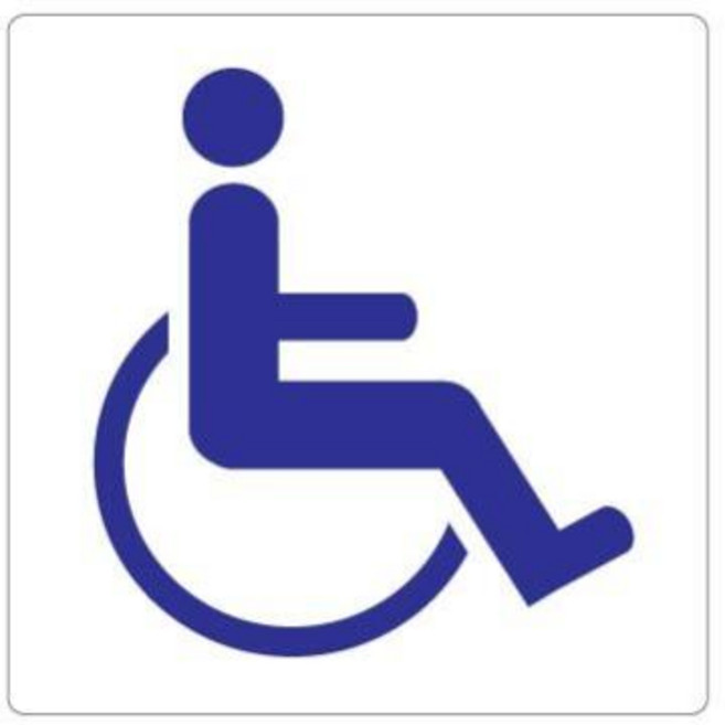 장애인화장실 250x80 아크릴 표지판 표찰 안내 사인 펫말 부착용 벽 안내판 알림판 디스플레이 상가 가게 식당 음식점 카페 커피숍 문 간판 표시판 출입문 유리문