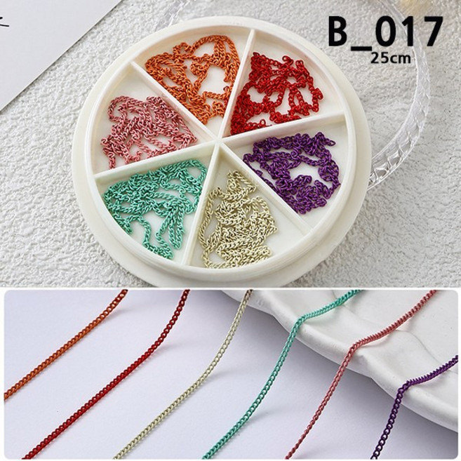 치프몰 스톤 네일 파츠 세트 81종, 1개, B_017