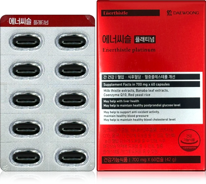 대웅제약 에너씨슬 플래티넘, 60정, 1개 - 쿠팡