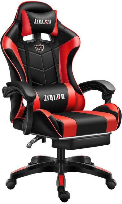 가성비게이밍의자 기숙사 메쉬 책상의자 사무용 학생 사무실 컴퓨터 공부 의자 책상 사무용의자, 나일론 발, 스위블 리프트 팔걸이, 3. 피드백  블랙 레드 + 라텍스 + 내마모성 가죽