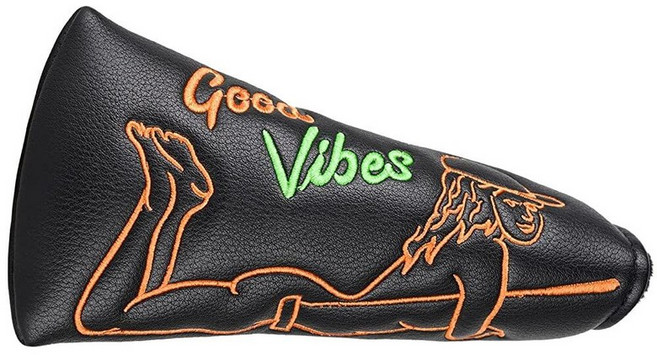 Craftsman Golf Funny Golf Tees 블랙 블레이드 퍼터 커버 헤드커버 Scotty Cameron Adams 마그네틱 클로저 193871, 뷰티, 1개