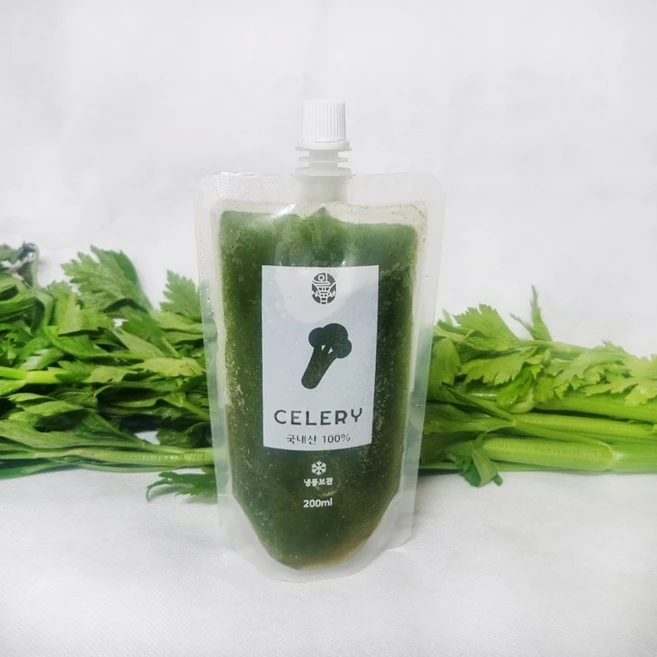 일품자연 물한방울 없는 100% 샐러리주스 200ml x 10팩 셀러리주스 nfc 착즙 녹즙, 10개 - 쿠팡