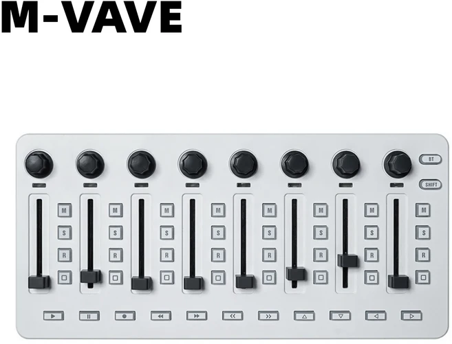 M VAVE SMK 25 II 25키 USB 컨트롤러(16개 RGB 패드 및 8개 노브 포함) DAW/비트메이킹/라이브 공연용 컴팩, 05 SMC-Mixer