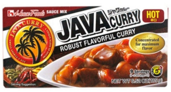 자바카레 매운맛, 185g, 3개