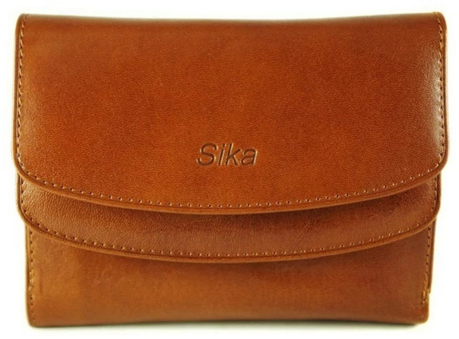 Sika 義大利手工真皮雙蓋中夾